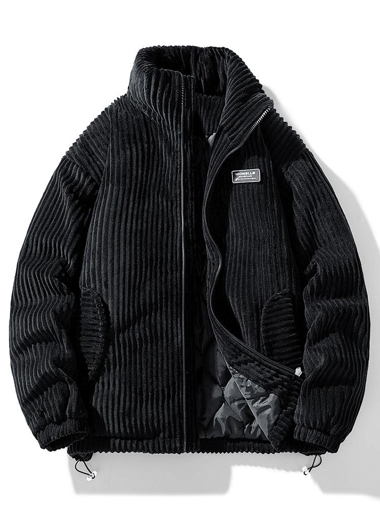 Rutger | Gewatteerde corduroy jas