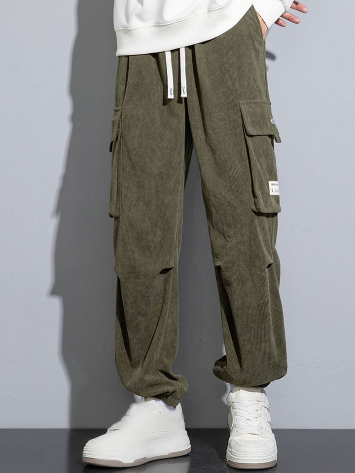 Niek | Corduroy Cargo Joggingbroek