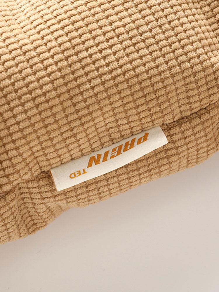 Tobias | Corduroy puffer jas met rits