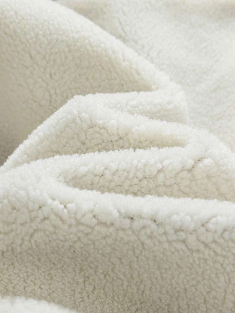 Sander | Teddyfleece jack met patchwork