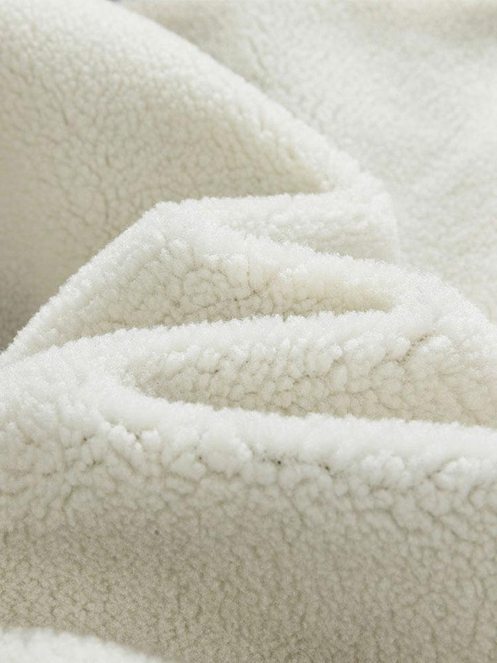 Sander | Teddyfleece jack met patchwork