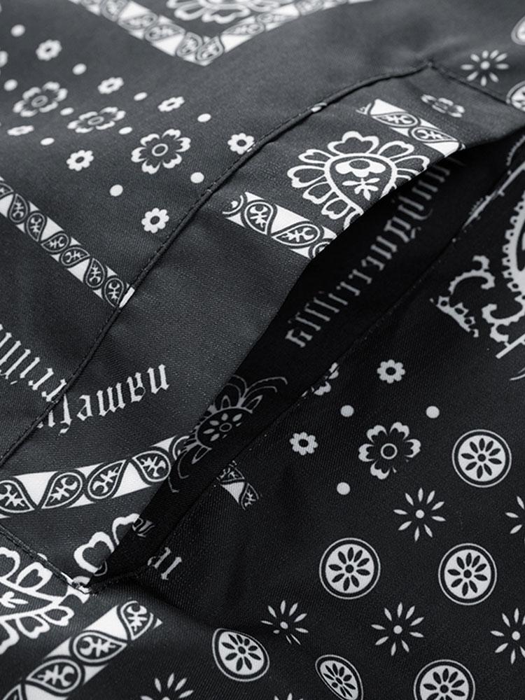 Guus | Omkeerbare puffer jas met paisleyprint
