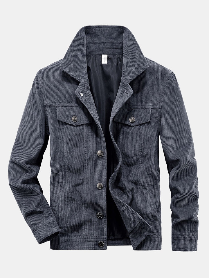 Lars | Corduroy jack van 100% katoen