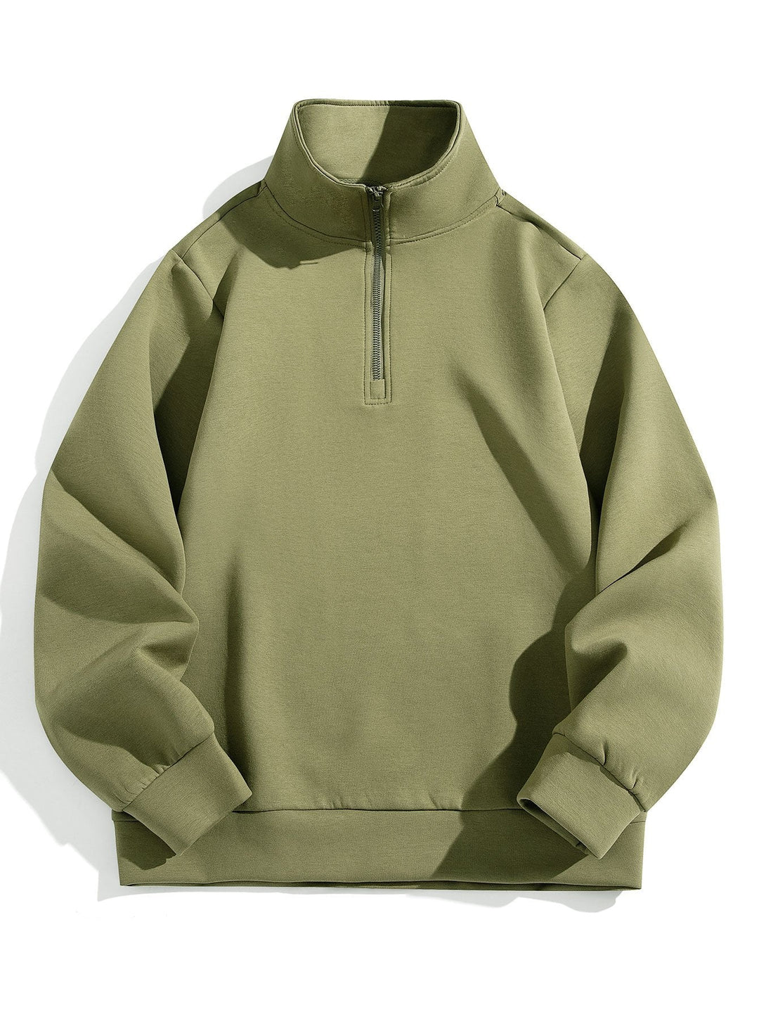 Colin | Sweater met hoge kraag en korte rits