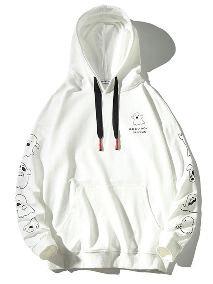 Victor | Hoodie met spookprint en relaxte pasvorm