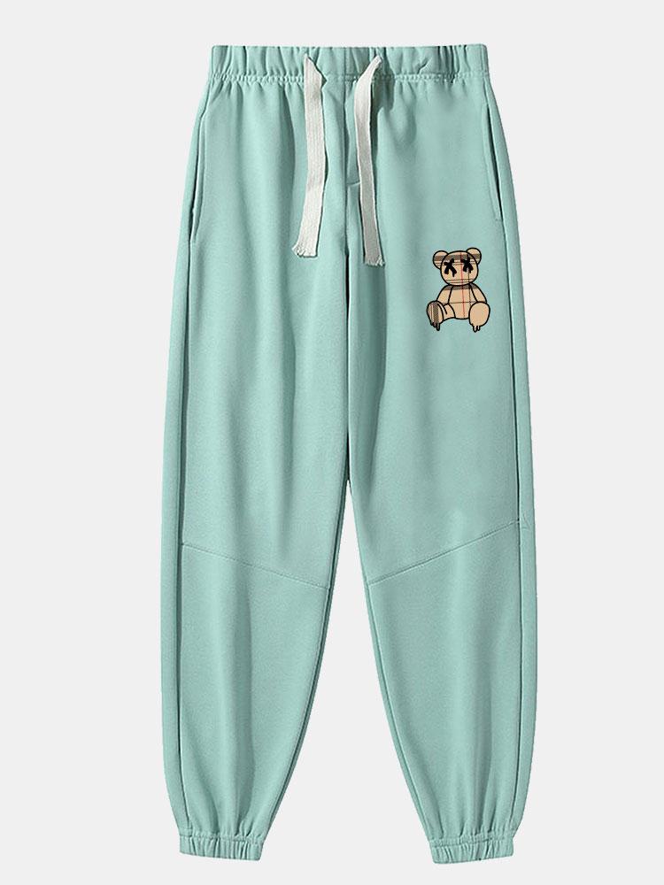 Klaas | Joggingbroek met Beer Print