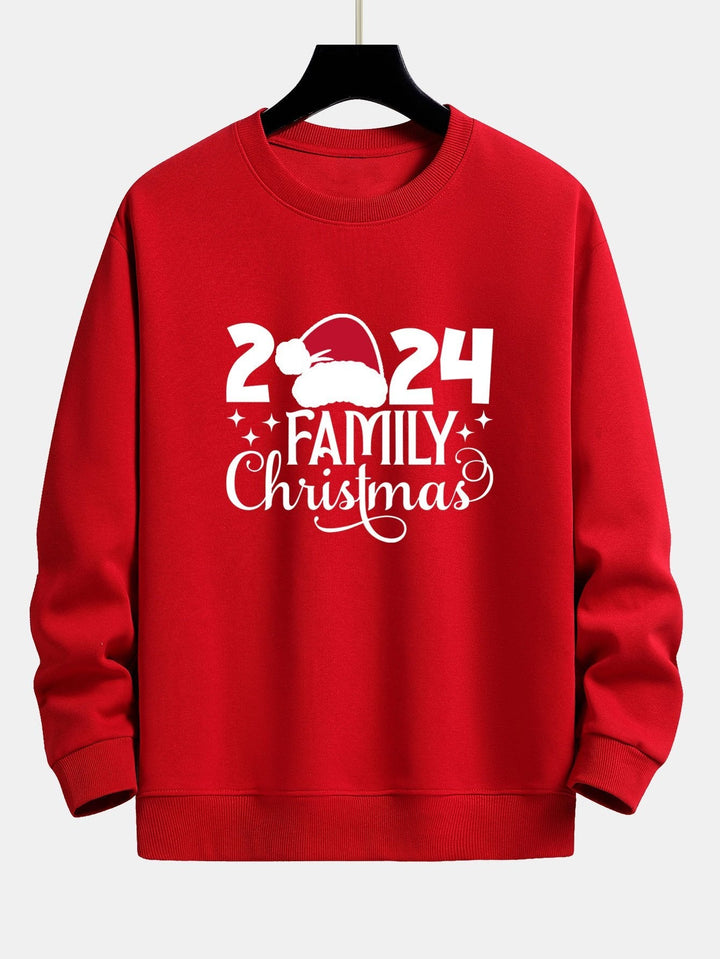 Matthijs | Familiesweater met kerstprint en relaxte pasvorm