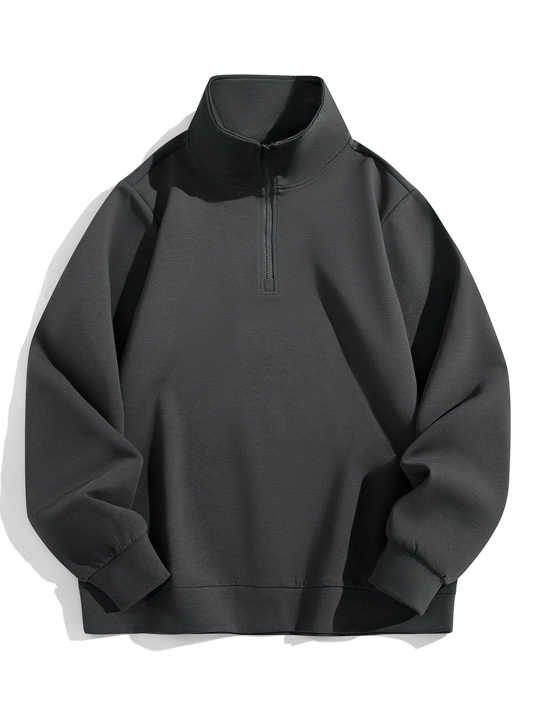 Colin | Sweater met hoge kraag en korte rits