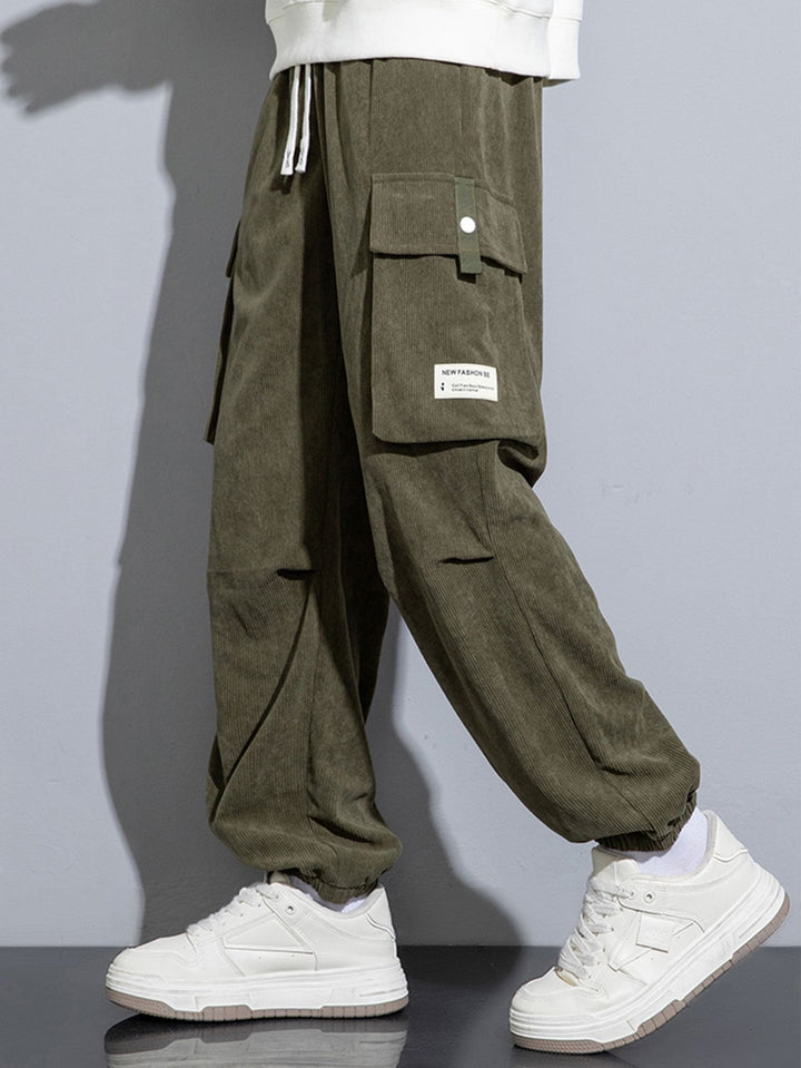 Niek | Corduroy Cargo Joggingbroek