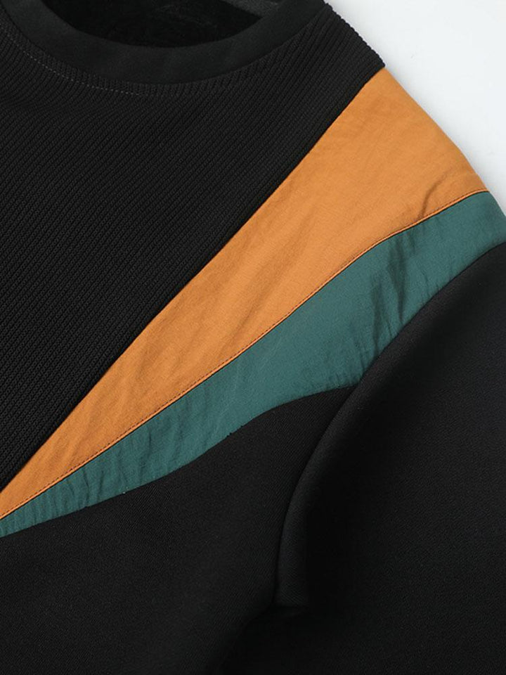 Frank | Sweater met kleurvlakken en ronde hals