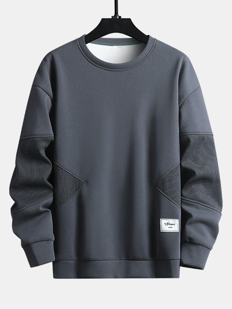 Max | Sweater met structuurmix en ronde hals