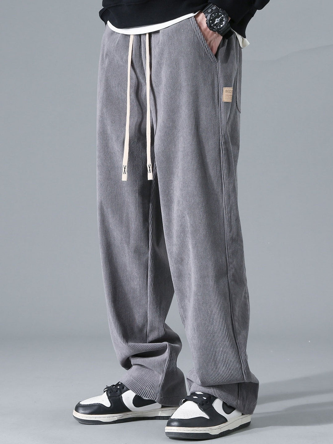 Stef | Rechte Corduroy Broek