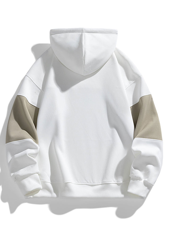 Kaj | Hoodie met kleurvlakken en relaxte pasvorm