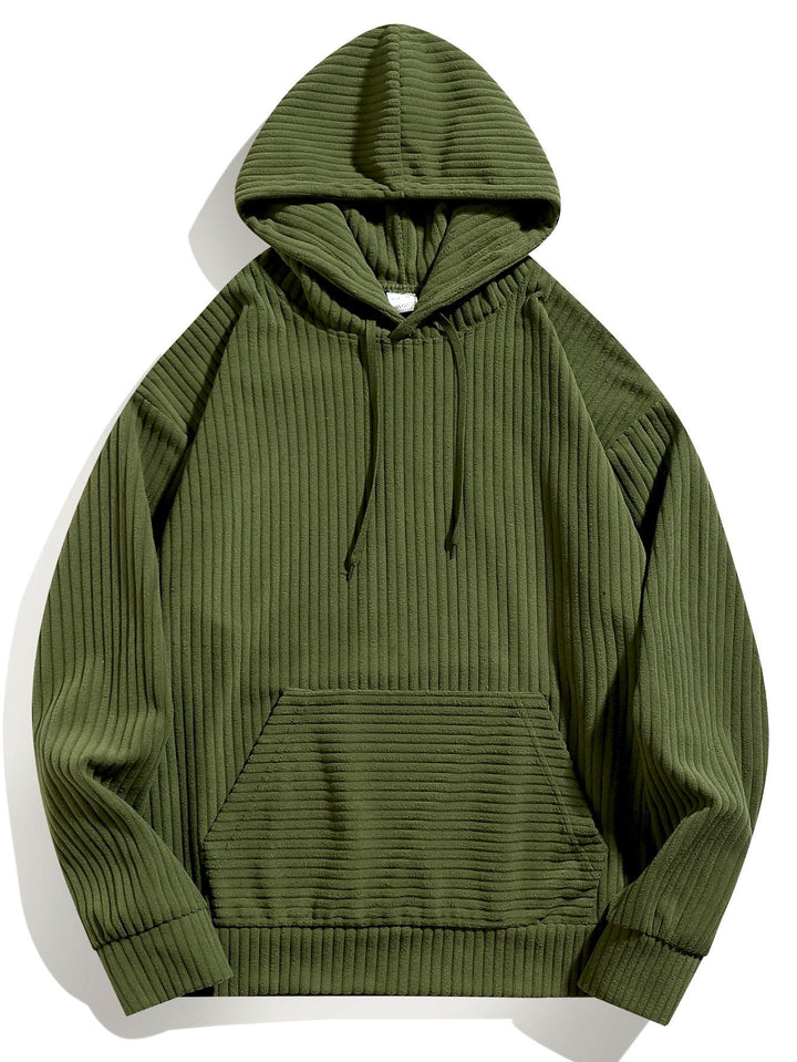 Herman | Corduroy hoodie met relaxte pasvorm
