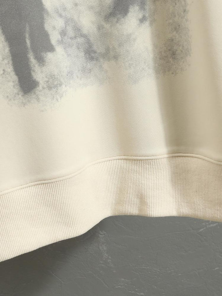 Olivier | Sweater met spin- en tekstopdruk