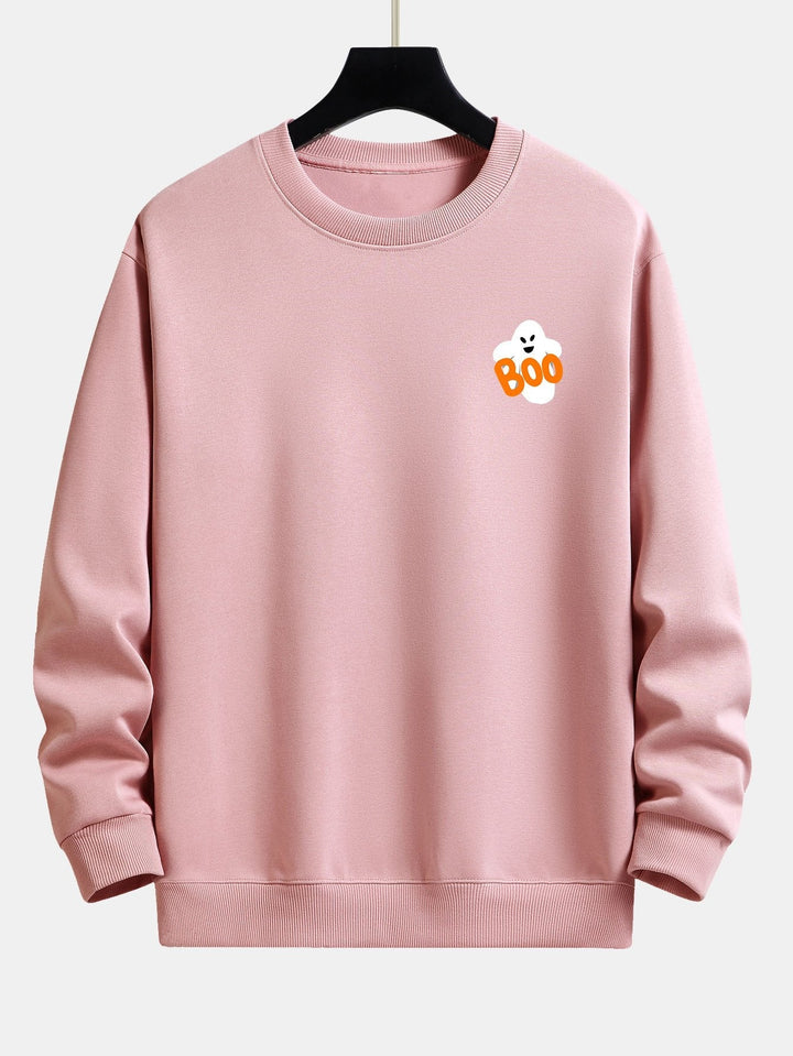 Tim | Sweater met spookprint en relaxte pasvorm