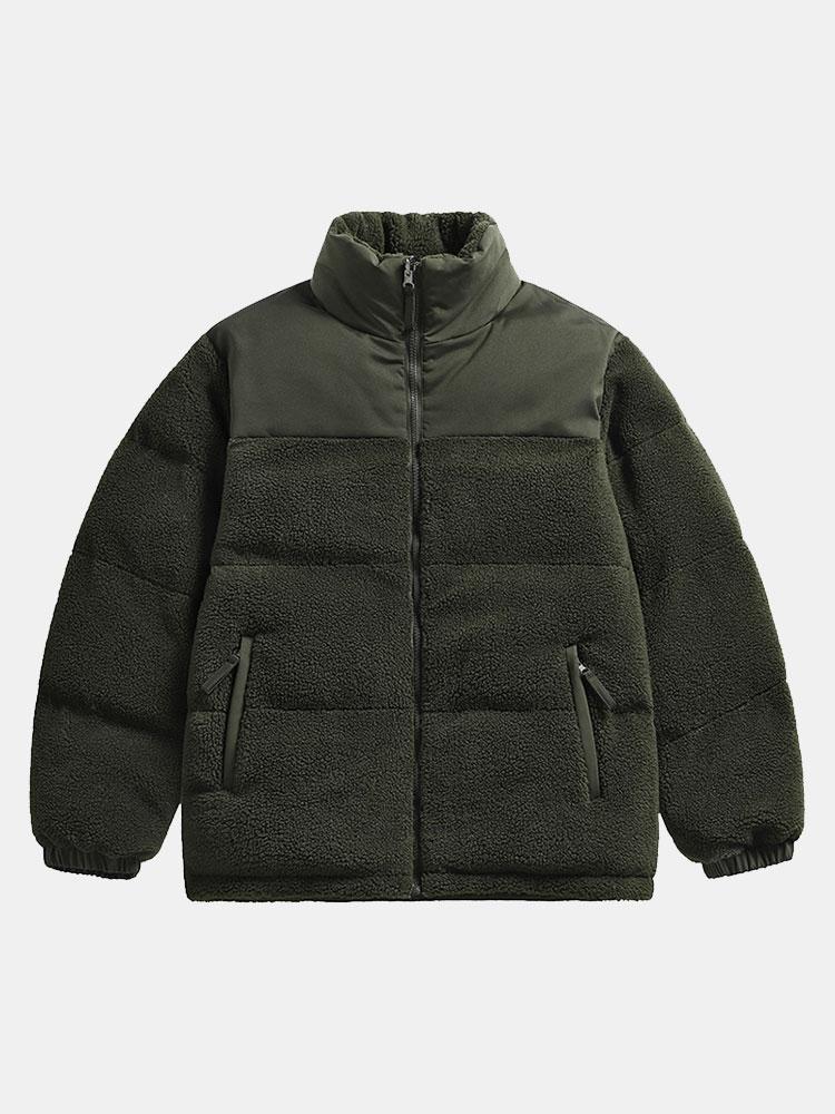 Ruben | Omkeerbare teddy puffer jas