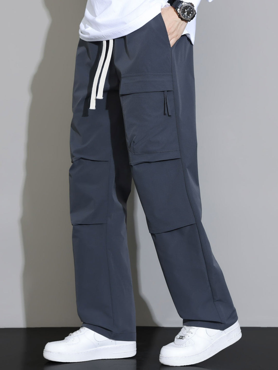 Liam | Pantalon Straight Leg met Trekkoord