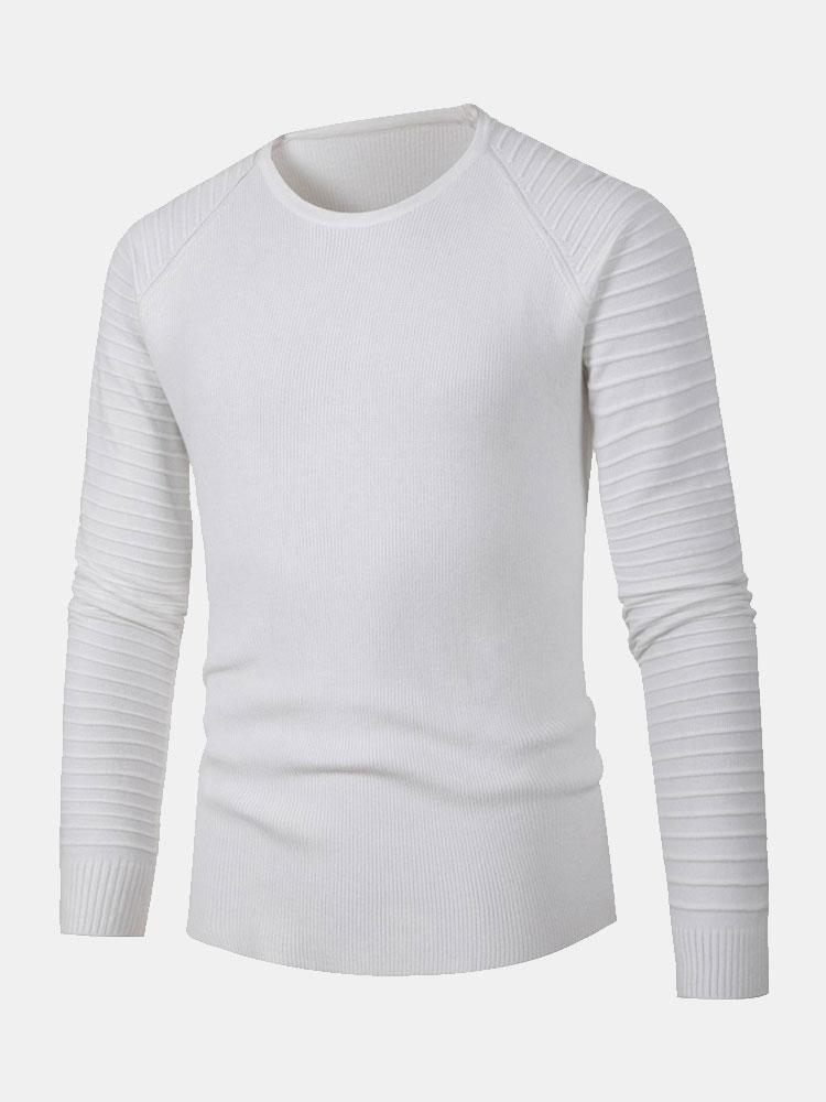 Hugo | Slim-fit trui met raglanmouwen en ronde hals