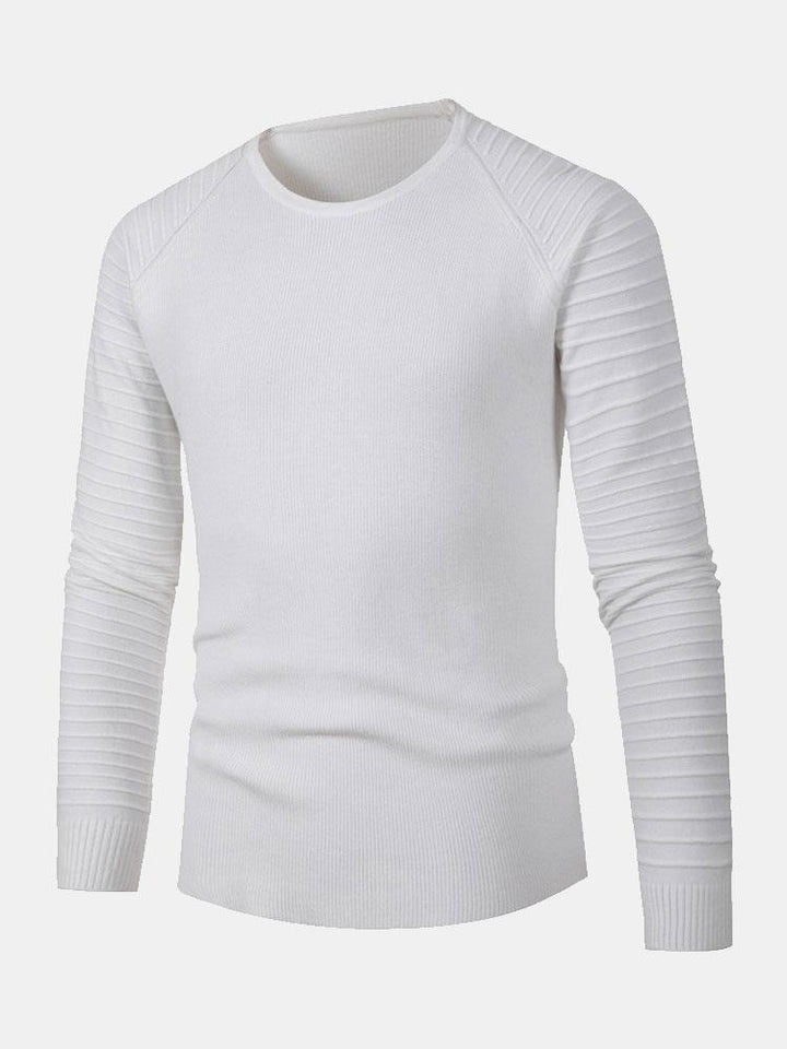 Hugo | Slim-fit trui met raglanmouwen en ronde hals