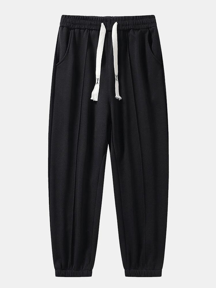 Henk | Joggingbroek met Pijpvouw