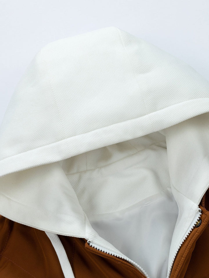 Kees | 2-in-1 gewatteerd baseball jack met capuchon