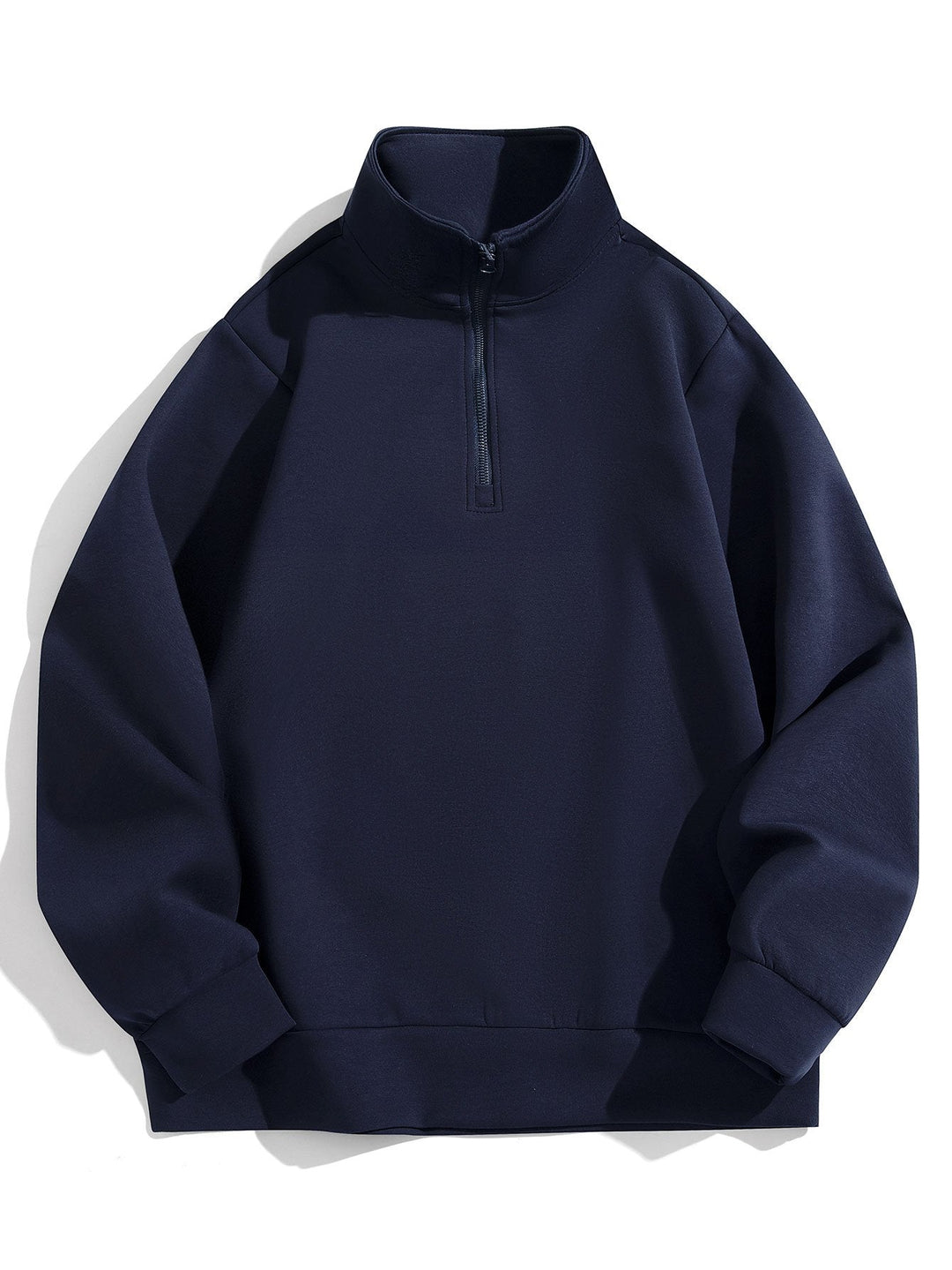 Colin | Sweater met hoge kraag en korte rits