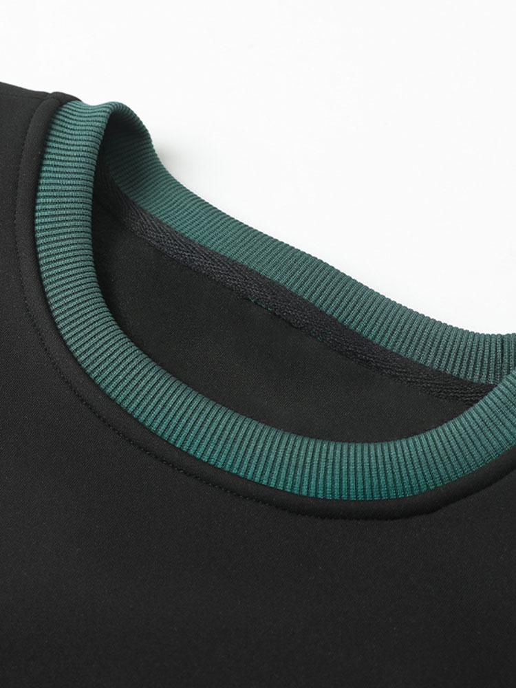 Levi | Sweater met patchworkdetails en kleurvlakken