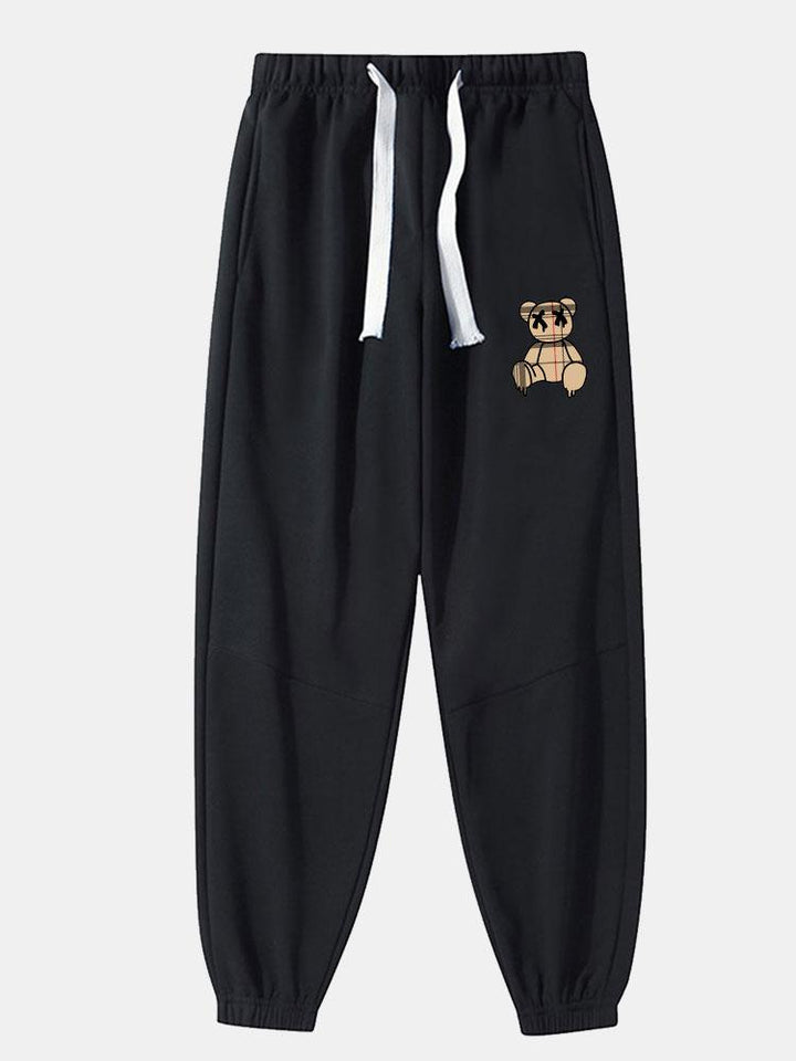 Klaas | Joggingbroek met Beer Print