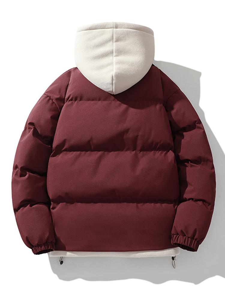 Wesley | Puffer jas met contrasterende capuchon