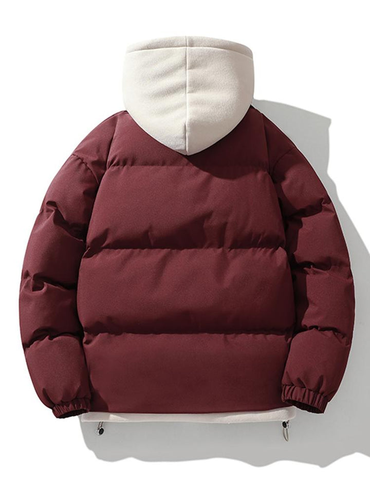Wesley | Puffer jas met contrasterende capuchon