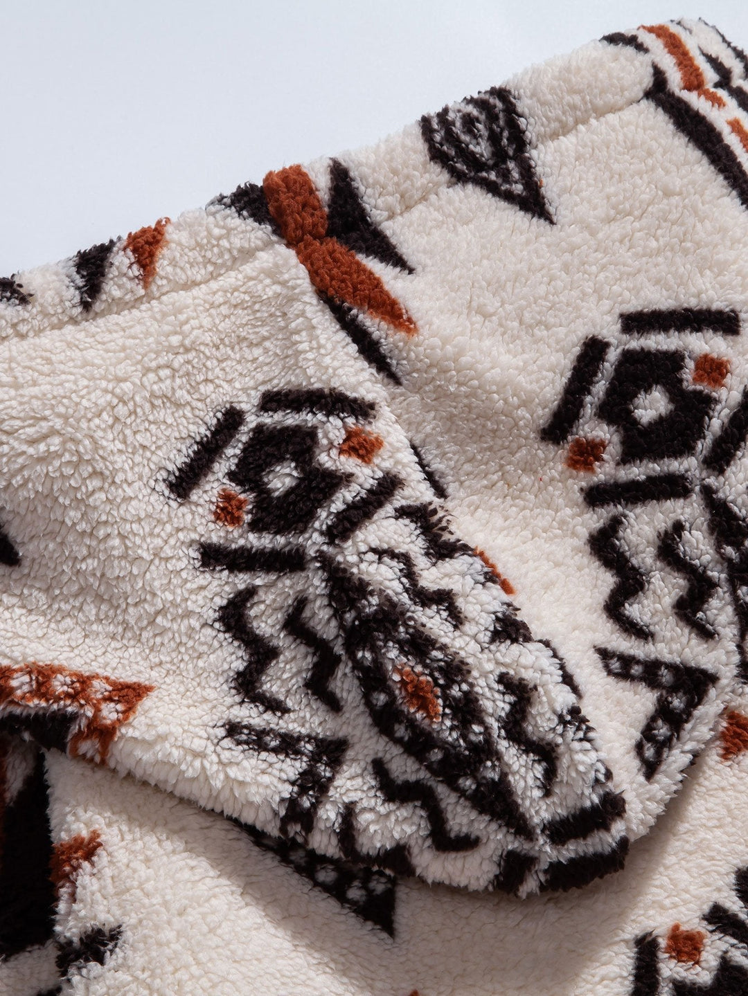 Job | Teddyhoodie met Azteekse print
