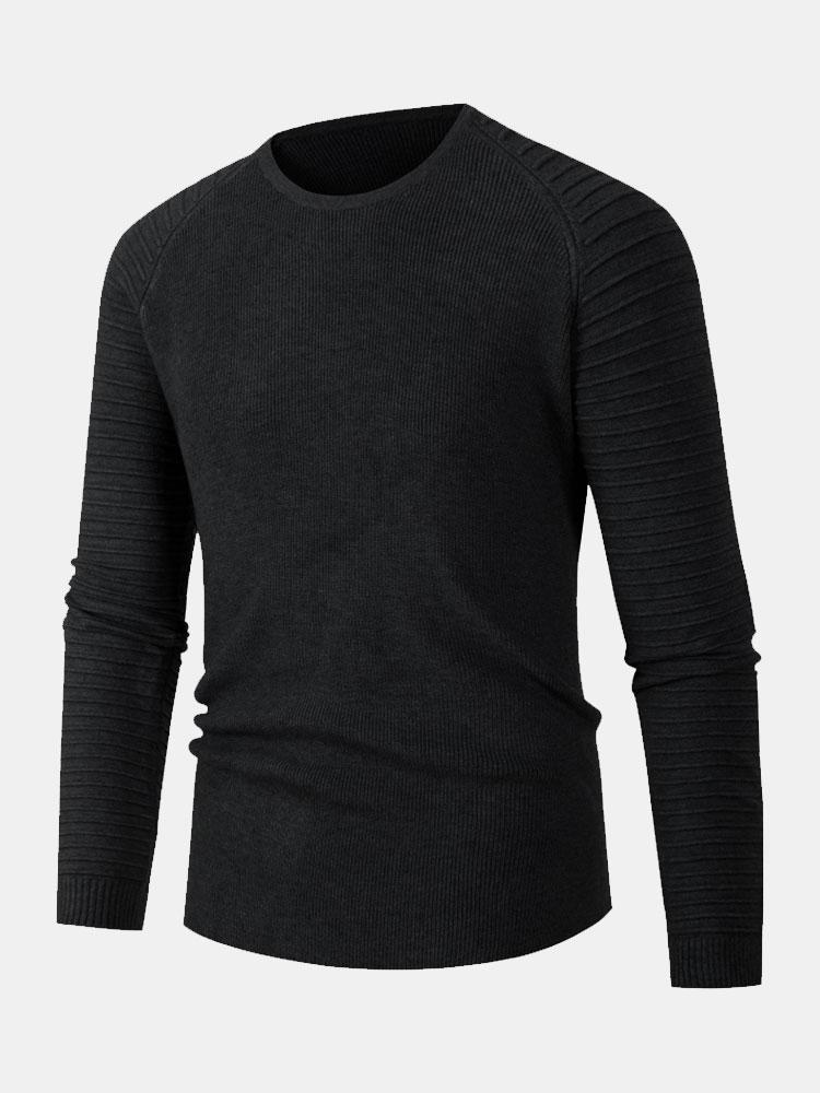 Hugo | Slim-fit trui met raglanmouwen en ronde hals
