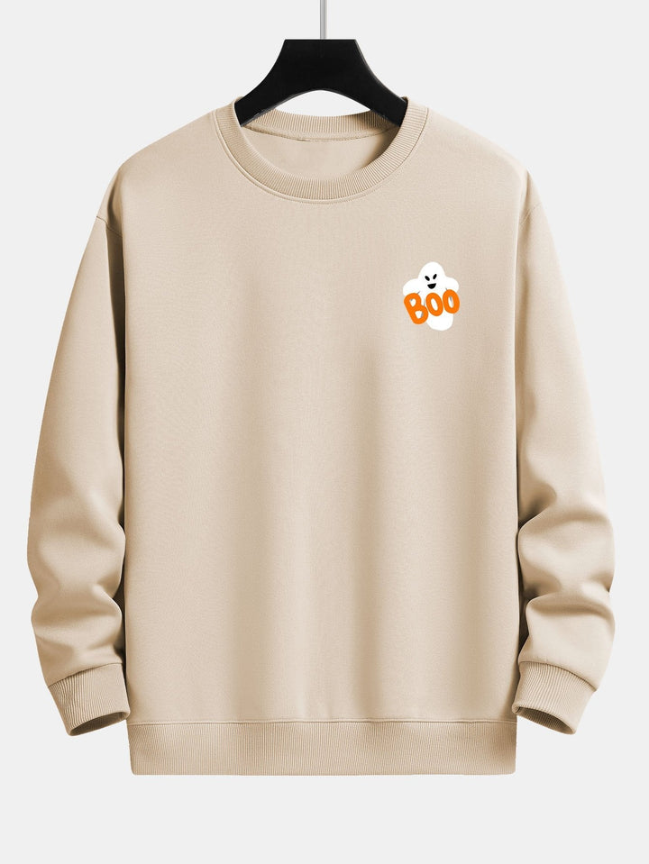 Tim | Sweater met spookprint en relaxte pasvorm