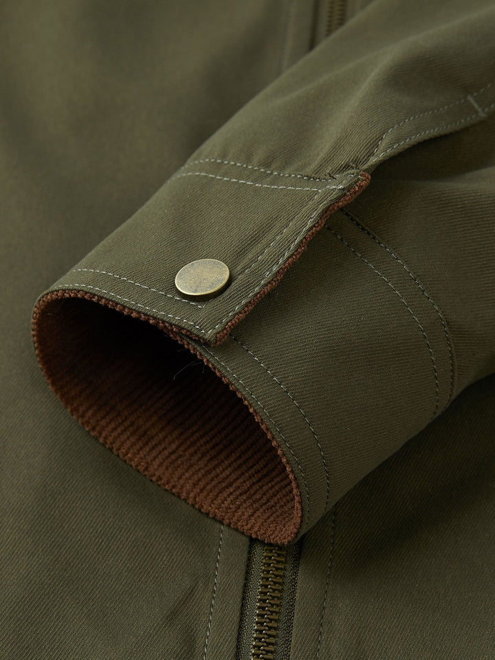 Danny | Jack met corduroy kraag en rits