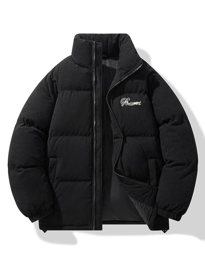 Tobias | Corduroy puffer jas met rits
