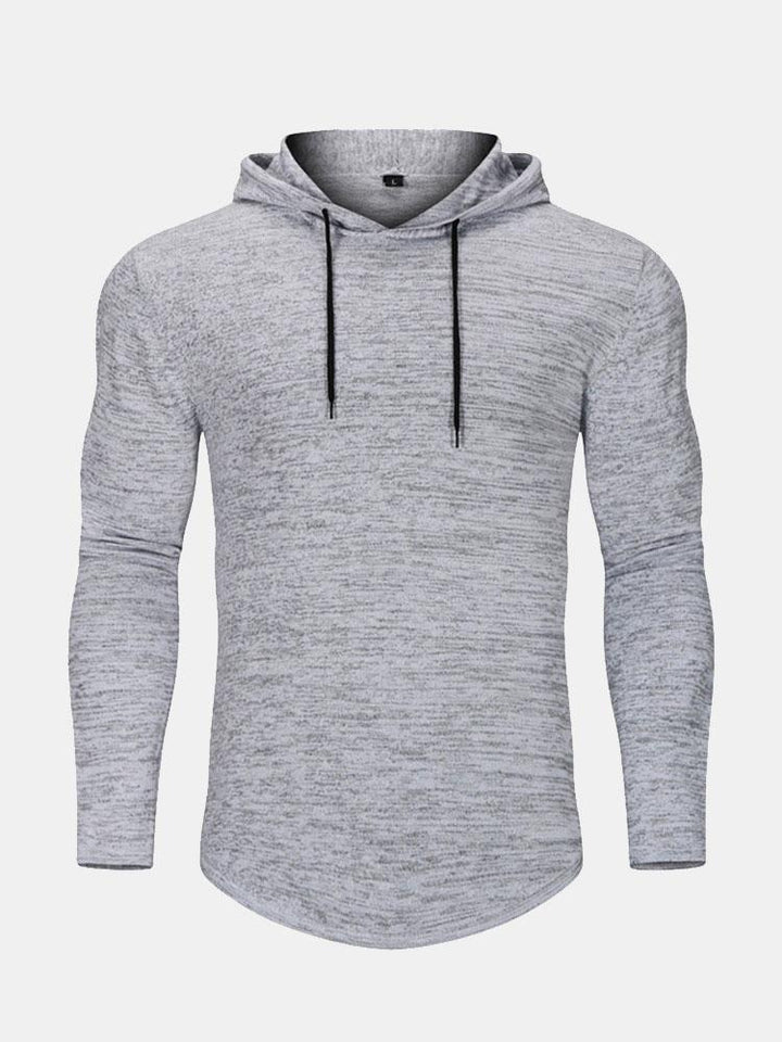 David | Slim-fit gebreide trui met capuchon
