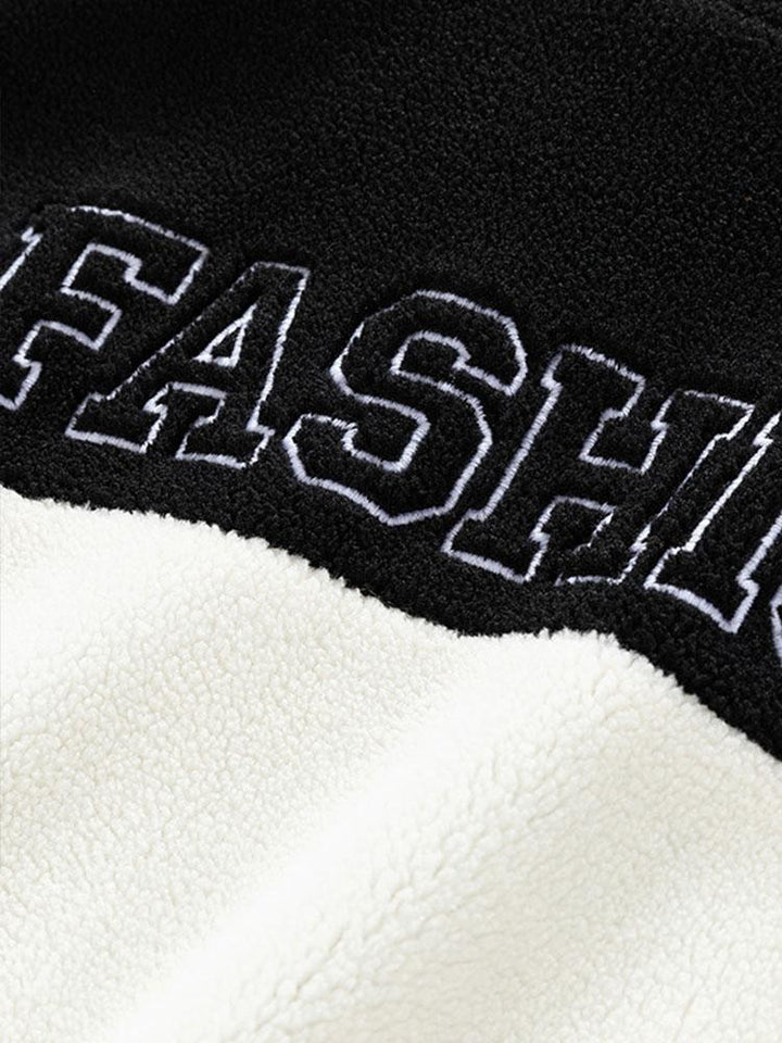 Sander | Teddyfleece jack met patchwork