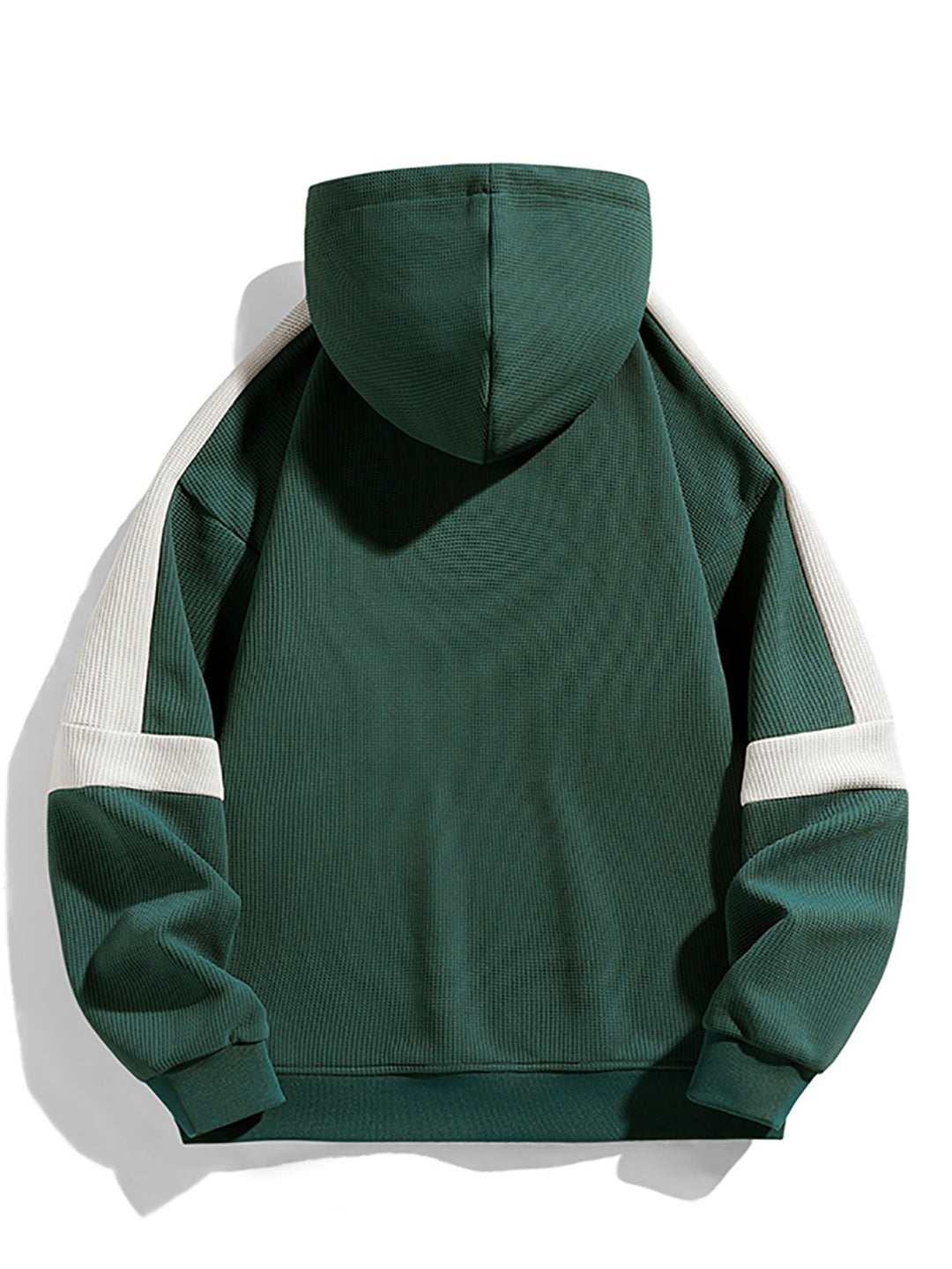 Rijk | Hoodie met kleurvlakken en wafelstructuur