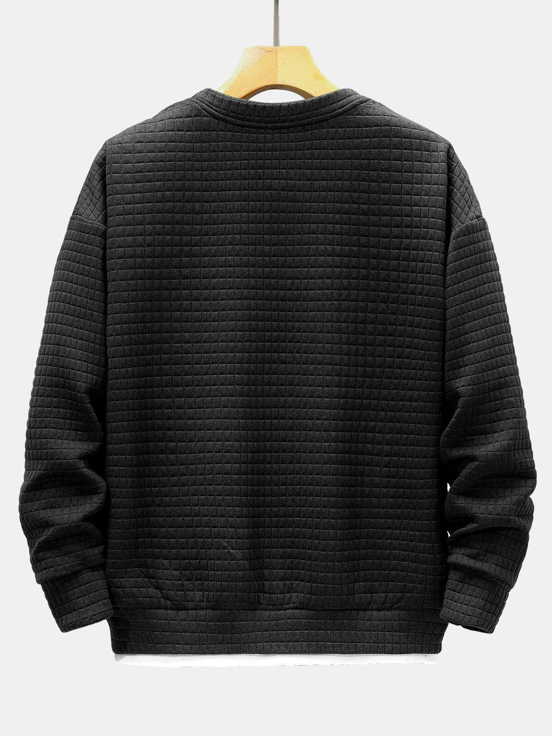 Sem | 2-in-1 sweater met wafelstructuur