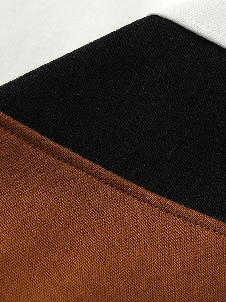 Floris | Sweater met kleurvlakken en ronde hals