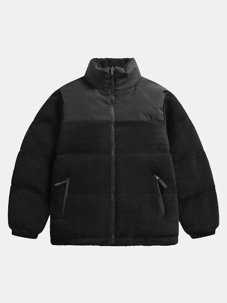 Ruben | Omkeerbare teddy puffer jas