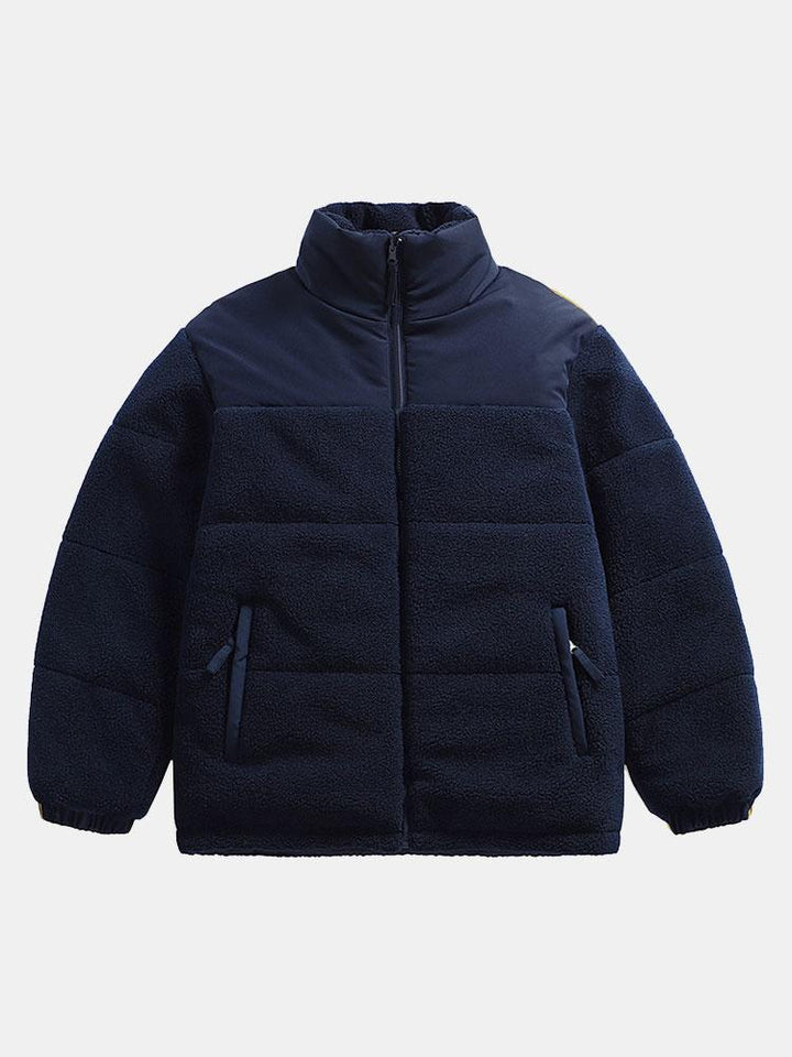 Ruben | Omkeerbare teddy puffer jas