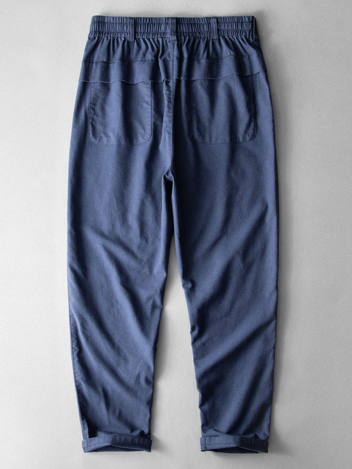 Bo | Linnen Katoenen Broek Straight Leg