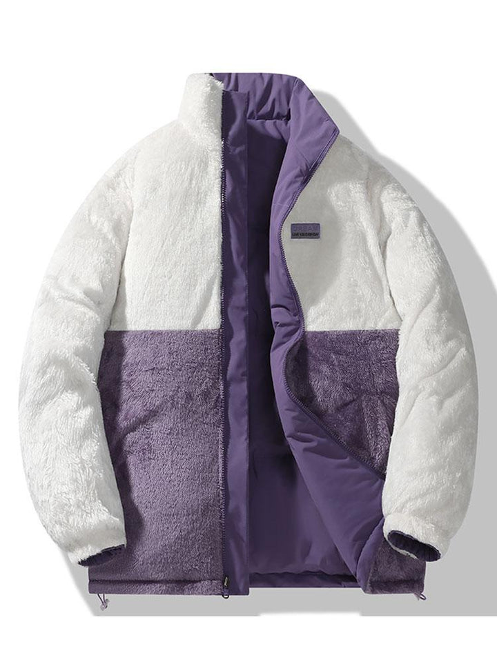 Frank | Omkeerbare teddyfleece jas