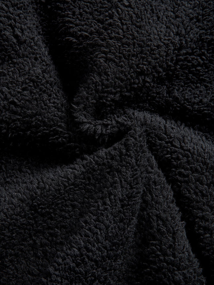 Evert | Geruite flanellen hoodie met teddyvoering