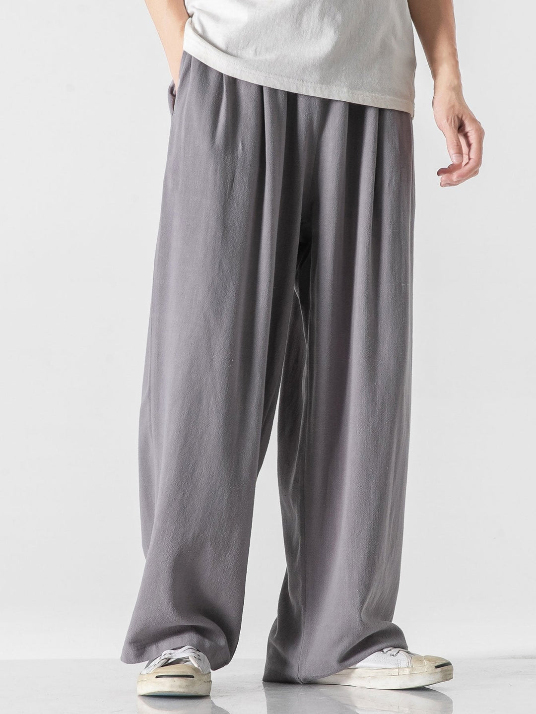 Floris | Linnen Katoenen Broek Wide Leg