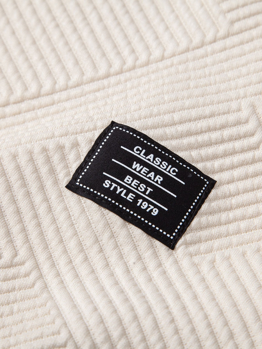Thomas | Sweater met geometrische strepen en relaxte pasvorm