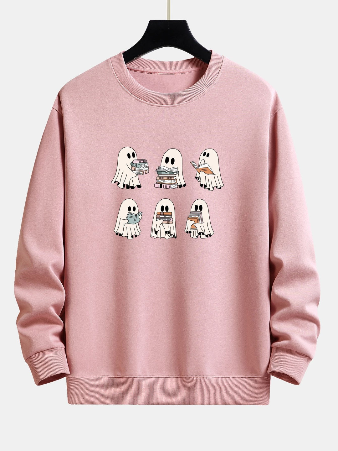 Gijs | Sweater met lezend spookje en relaxte pasvorm