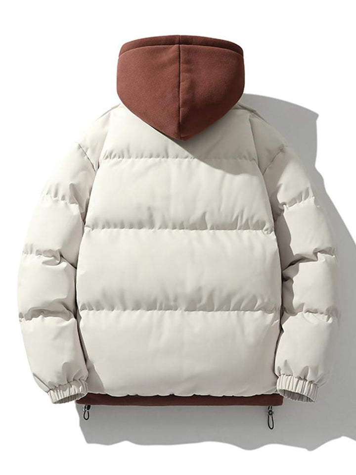Wesley | Puffer jas met contrasterende capuchon